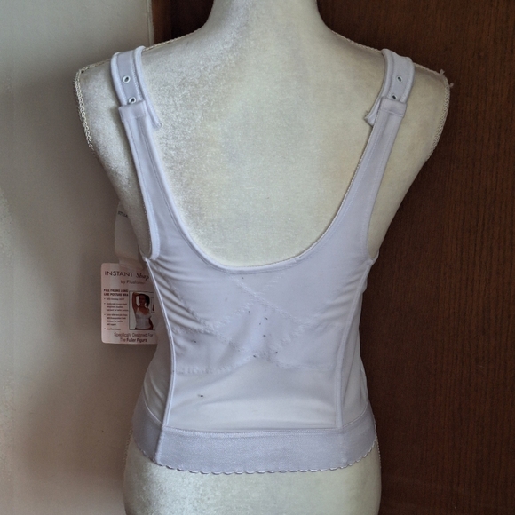 COPY - Plusform 36B Instant Shaping Full Figure Long Line White Slimming Bra Pi… - Picture 4 of 14